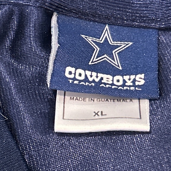 NFL Cowboys #9 Romo Jersey Authentic Apparel Football Quarterback Size XL - Picture 6 of 9